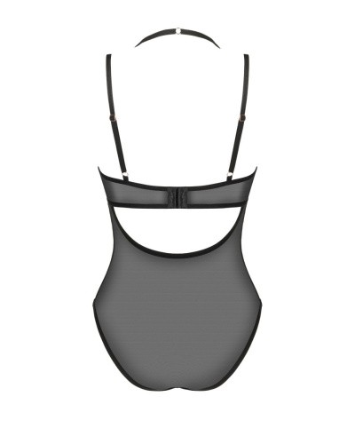 Obsessive Selinne teddy - эротическое женское боди, XS/S (чёрный)